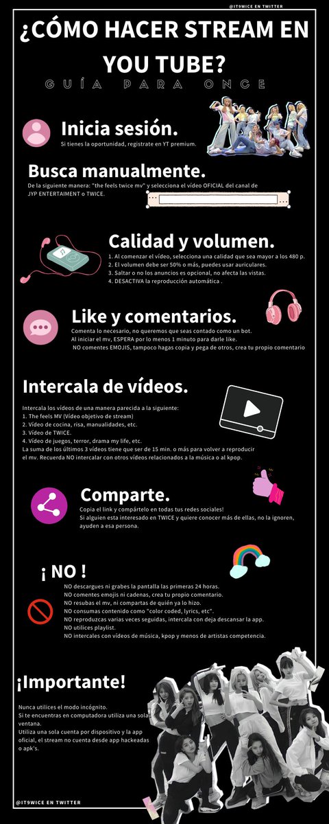 doitforourtwice's tweet photo. [🎶] ONCEs

¡Empieza la tercera streaming party en Youtube!

¡Hagamos stream en YT correctamente !

Les dejamos nuestra guía de YT 👇

THE FEELS RECOMEBACK
#BackAgainWithTheFeels 
#TheFeels_ReComeback
@JYPETWICE https://t.co/K8dt4ziQYB
