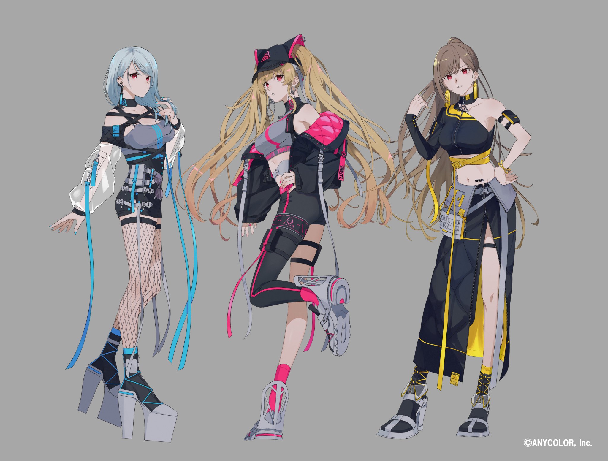 葉加瀬冬雪 ▽△TRiNITY△▽ キズナレール 直筆サインポスター