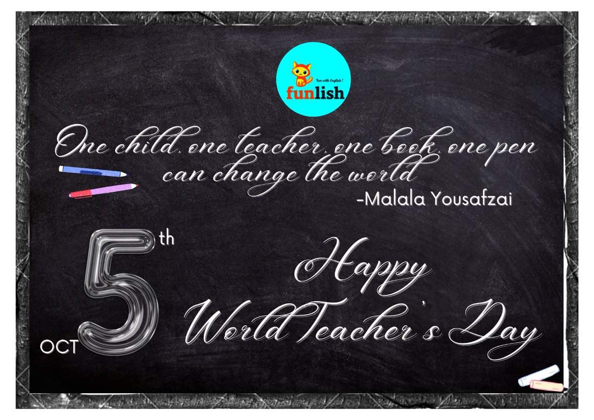 Happy World Teacher's Day! 👩‍🏫‍