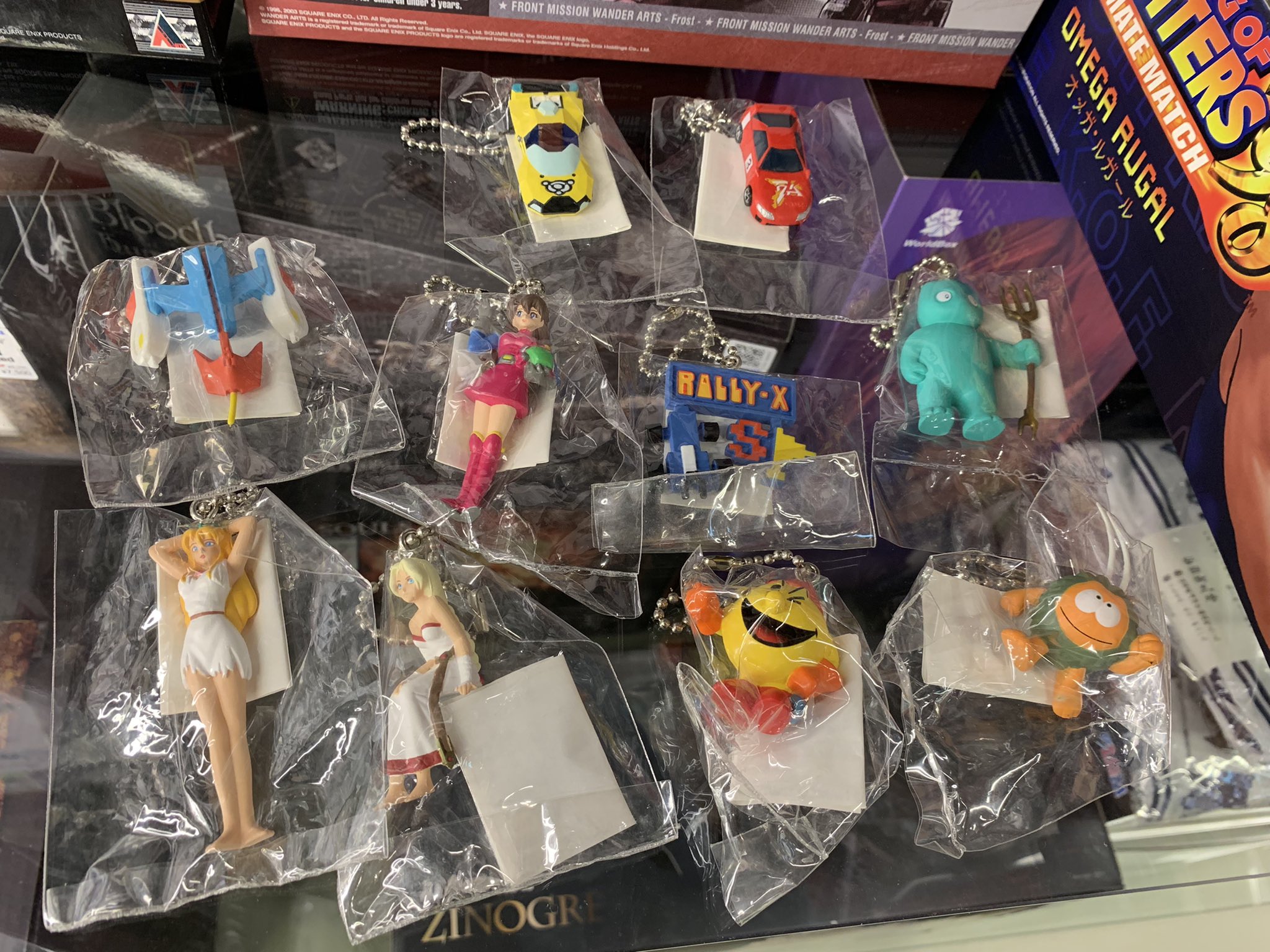 ナムコ超殿堂フィギュアキーホルダー10種セット