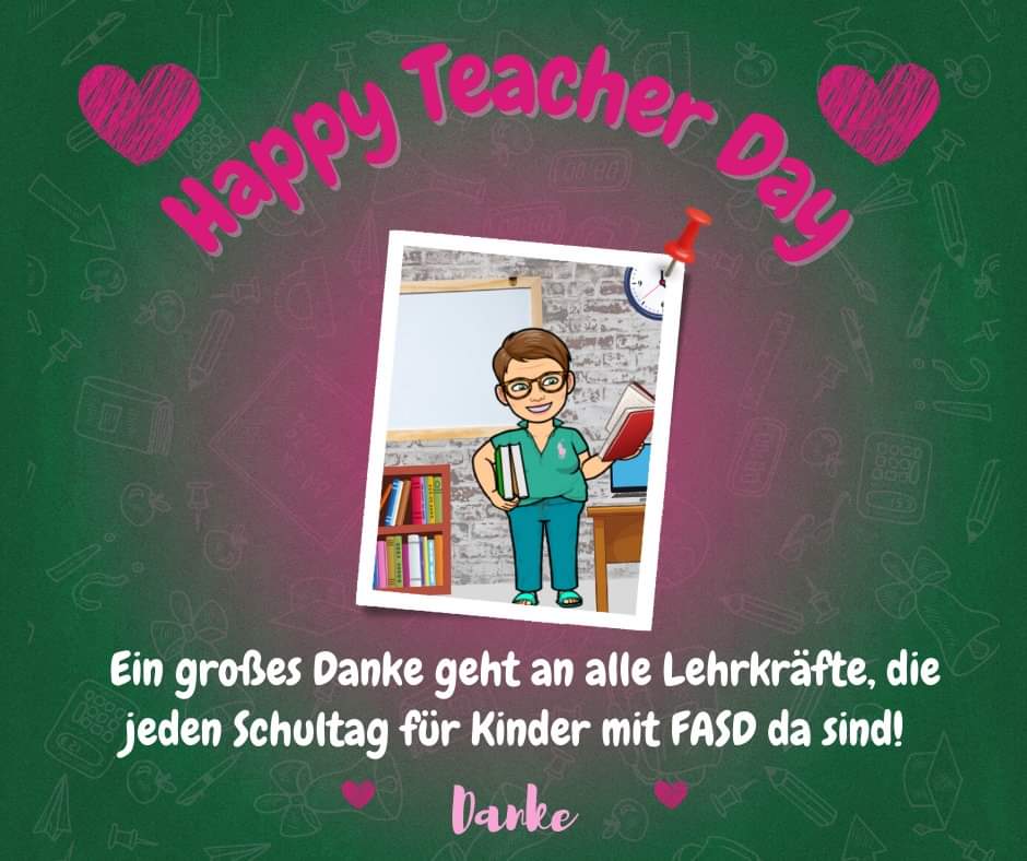 Kennt ihr schon den Flyer für Lehrkräfte, Erzieher*innen, Schulsozialarbeiter*innen, Schulbegleitungen, Schulassistenz usw. von FASD Deutschland e.V.
#leuchtturmfasd #tagderlehrer #schule #fasd 
#tagderlehrkräfte
#lehrkräfte #lehrer #lehrerin
#exekutivefunktionen
#schuleundfasd