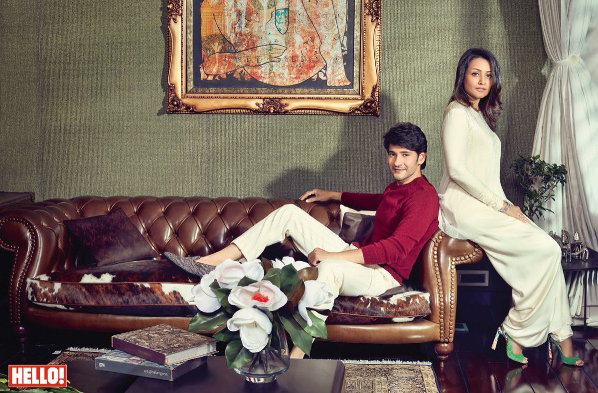 pudiharicharan's tweet photo. Star couple #MaheshBabu and #NamrataGhattamaneni rock together in the latest edition of @HELLOmagIndia https://t.co/vzDbXUHZca