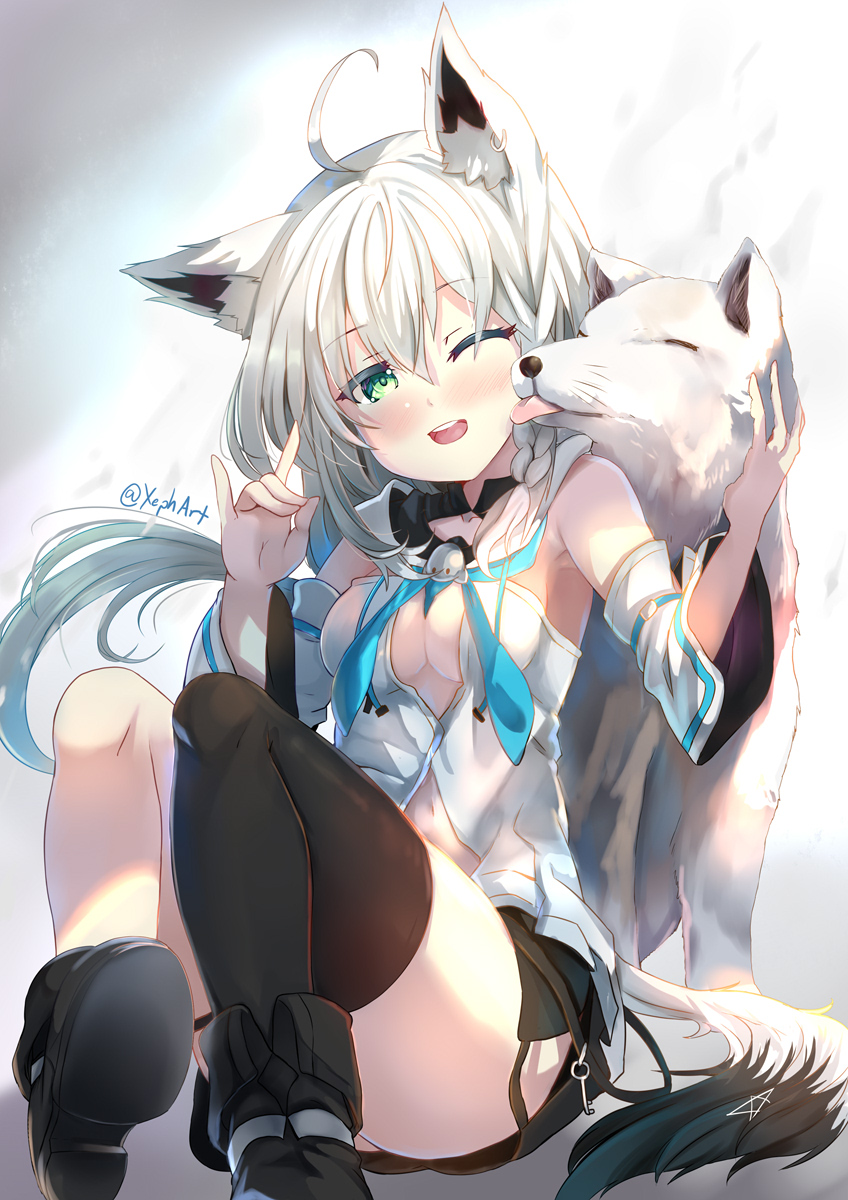 Happy Birthday Fubuki!
An old art that was done some time back >.< 
#絵フブキ 