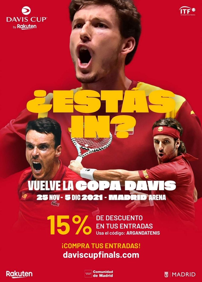 DeporteArganda's tweet image. Te gusta el tenis en directo?! No desaproveches esta oportunidad con el Club Tenis Padel #Arganda.
Disfruta del mejor tenis!!!!!