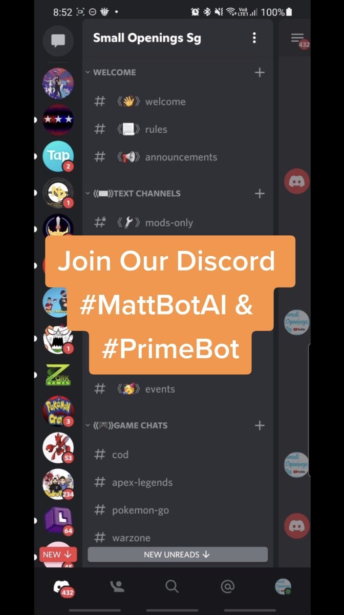 OpeningsSg's tweet photo. Join Our Discord #MattBotAI & #PrimeBot
https://t.co/OFOr0jgkBY
#cryptocurrency #cryptoinvesting #cryptotrading #cryptobot https://t.co/KcqrgPE3i7