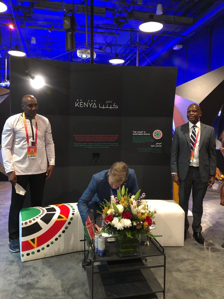 KenyaAtExpo2025's tweet photo. The #KenyaPavilion yesterday hosted the Rt Hon William Russel the 692nd Lord Mayor of the City of London. The Lord Mayor was accompanied by the Mayoress Hilary Chaplin, the incoming Lord Mayor, Vincent Keaveny among other dignitaries. 

#KaribuniKenya
#FeelTheEnergyKE https://t.co/cLT41hmYV8