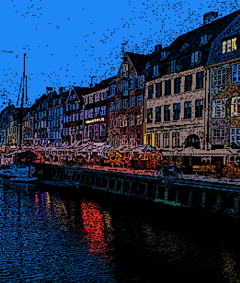 8bitcities's tweet photo. #Copenhagen #Denmark as part of the https://t.co/RtAIIqACVL #nft collection. 53 cities left to purchase and no more will be created. https://t.co/cp6zeo0Nf0
