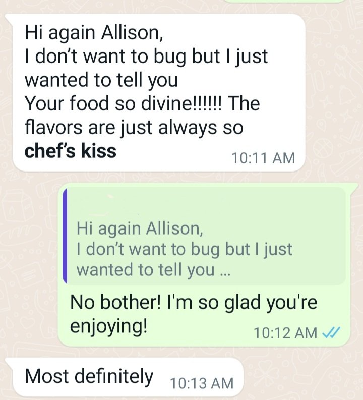 TheCoconutBaby's tweet photo. Before the world went into catastrophic error, this was the last message I received via WhatsApp.
I fussy.
#coconutbaby #plantlyfe #catering #review #barbados #veganfood #PlantBasedFood https://t.co/heQdcFYsG6