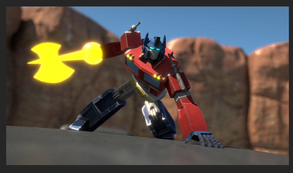 RoboZono's tweet photo. Further WIP of the animation, I just need to add in some water.

#3dmodeling #3danimating #AutodeskMaya #3DModel #transformers #Maccadam #animation https://t.co/nJGroVZ7Ox