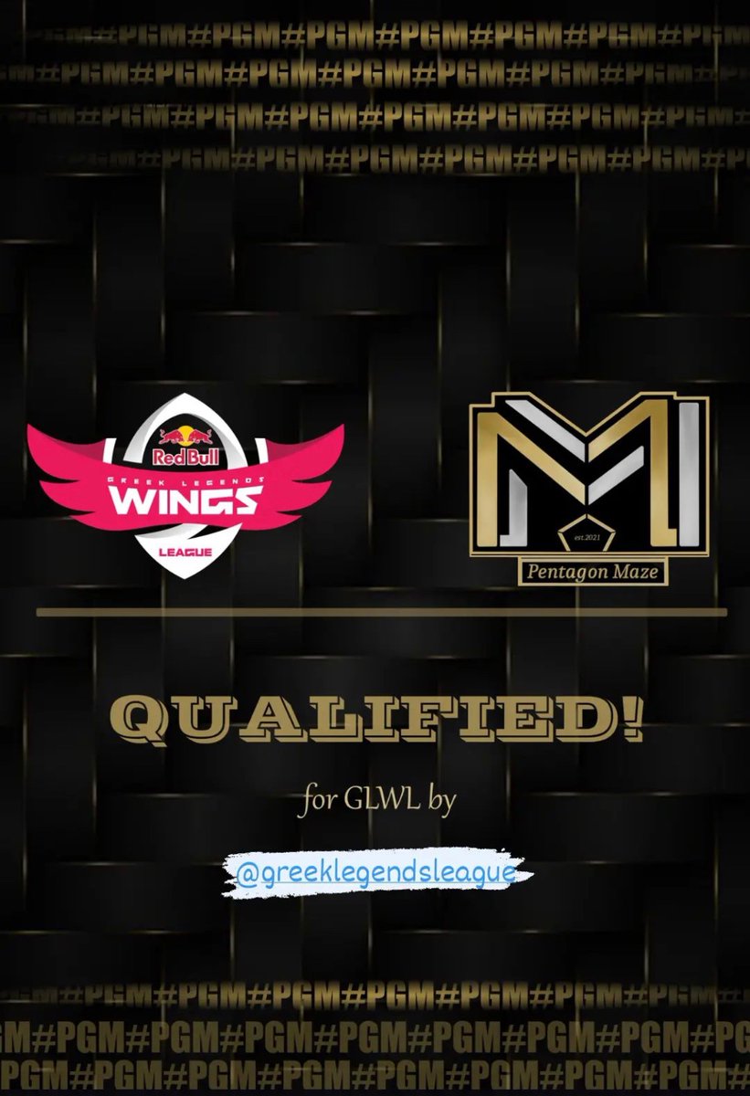 We did it!! Our team managed to take the last ticket for Greek Legends Wings League!! <a href="/GRLegends/">Greek Legends League</a> 
Regular season here we are 👊 !!
                            #WeArePentagon 

#Esports #LeagueOfLegends #gaming #Greek #QUALIFYING