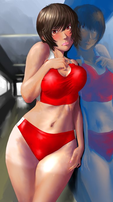 進捗。
今回は下描き段階から差分作ってたのでここまでくるのにえらく時間がかかった様な(^^; 