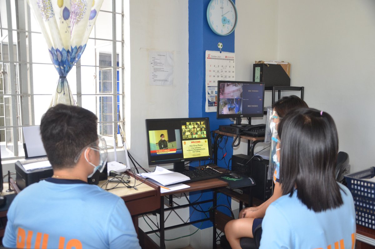 misoccpclo's tweet photo. On Oct 5, 2021, personnel of this office led by PCPT GERALINE D ABALDE, OIC attended in the Virtual Opening Ceremony of Crime Laboratory Information System (CLIMS) User Training via Fb Live Streaming spearheaded by PBGEN PASCUAL G MUÑOZ Jr., Director, Crime Laboratory. https://t.co/LbjPYdorRW