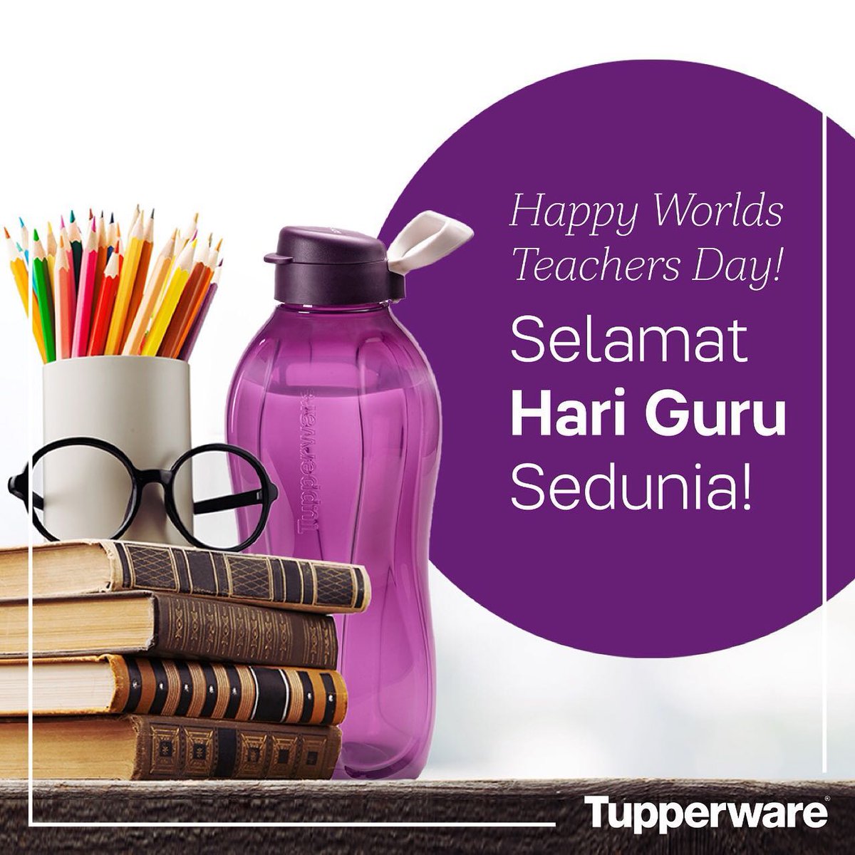 Selamat Hari Guru Sedunia tahun 2021, Baktimu mencerdaskan negeri tak akan terlupakan✨
#tupperware #tupperwareid #tupperwareindonesia