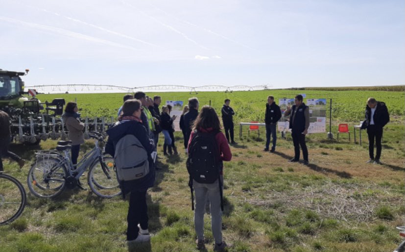#THREAD – Retour sur la Journée organisée par l’association HVE Beauce Val de Loire. 🌱 
 
Axéréal, membre de l’asso,  y participait pour promouvoir les enjeux positifs de la certification #HVE sur la transition agricole des exploitations et sur l'environnement.