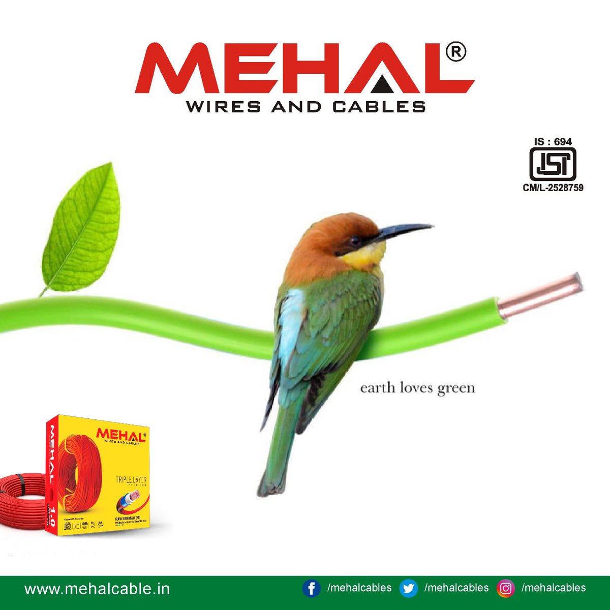 mehalwirecable's tweet photo. Earth loves Green 🌎🌱🌳 #mehalwires #mehalcable #gogreen #nature #wires #cables #electrical #nature #earth #makeinindia https://t.co/9pjnxMf05m