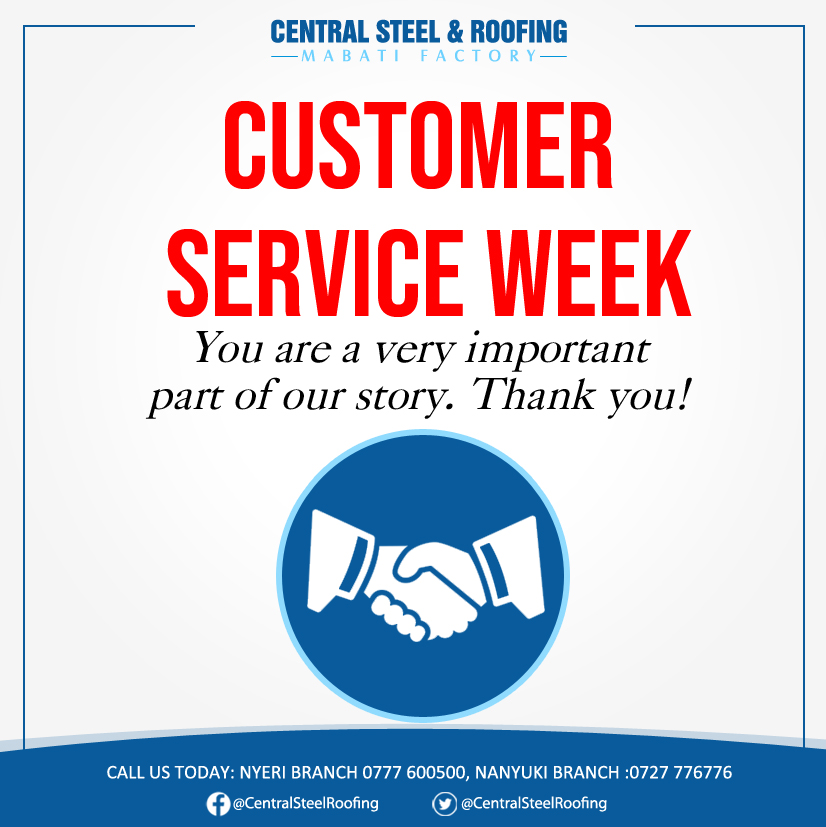 We really Value you.. Happy Customer Service Week