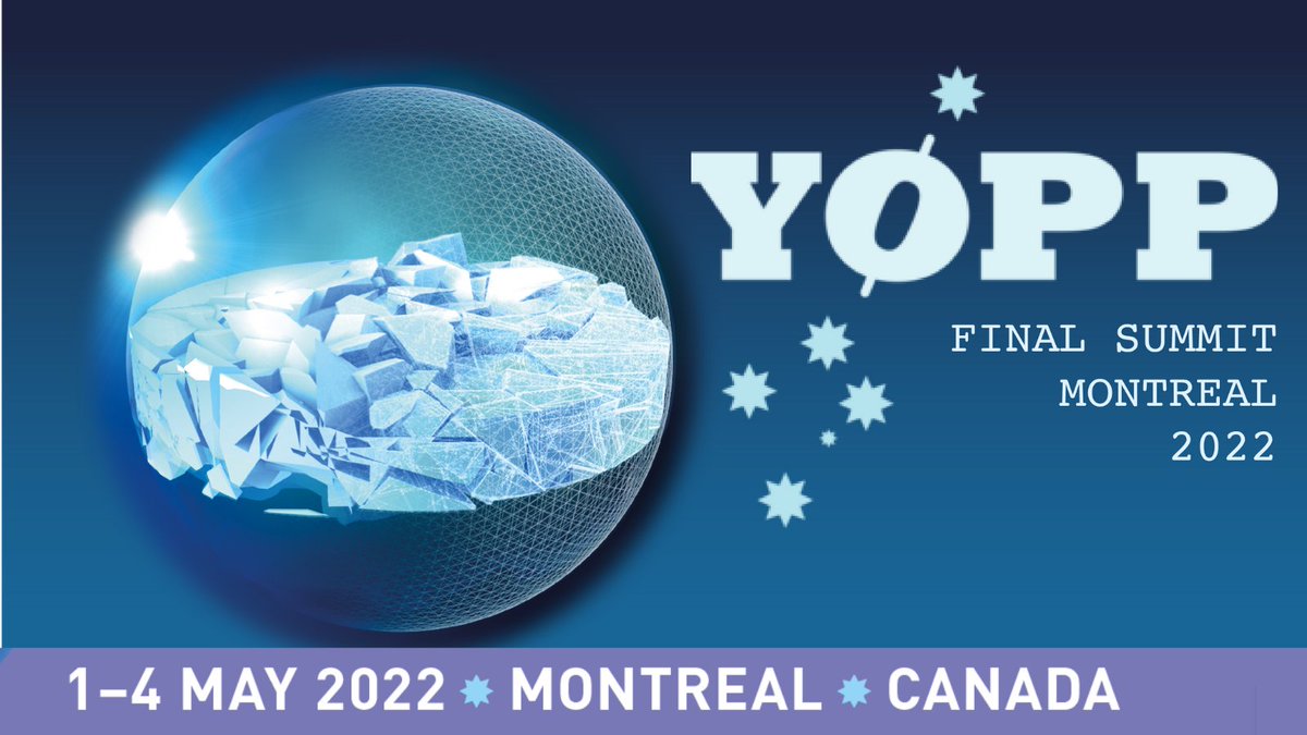 polarprediction's tweet image. YOPP #polarprediction Final Summit Website is ONLINE now – yoppfinalsummit.com Submit your abstract by 15 November 2021 &amp;amp; meet us next year in Montreal #Canada | More at polarprediction.net/news/
#YOPPFinalSummit #YOPPSummit2022 #WMO #WWRP