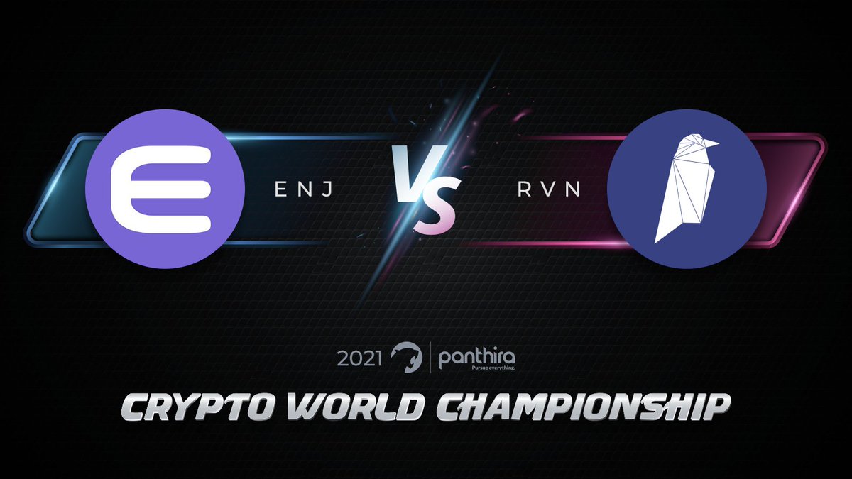 🏆2021 #Panthira #Crypto world championship🏆

Quarterfinals
Match3⃣
#ENJ🆚#RVN