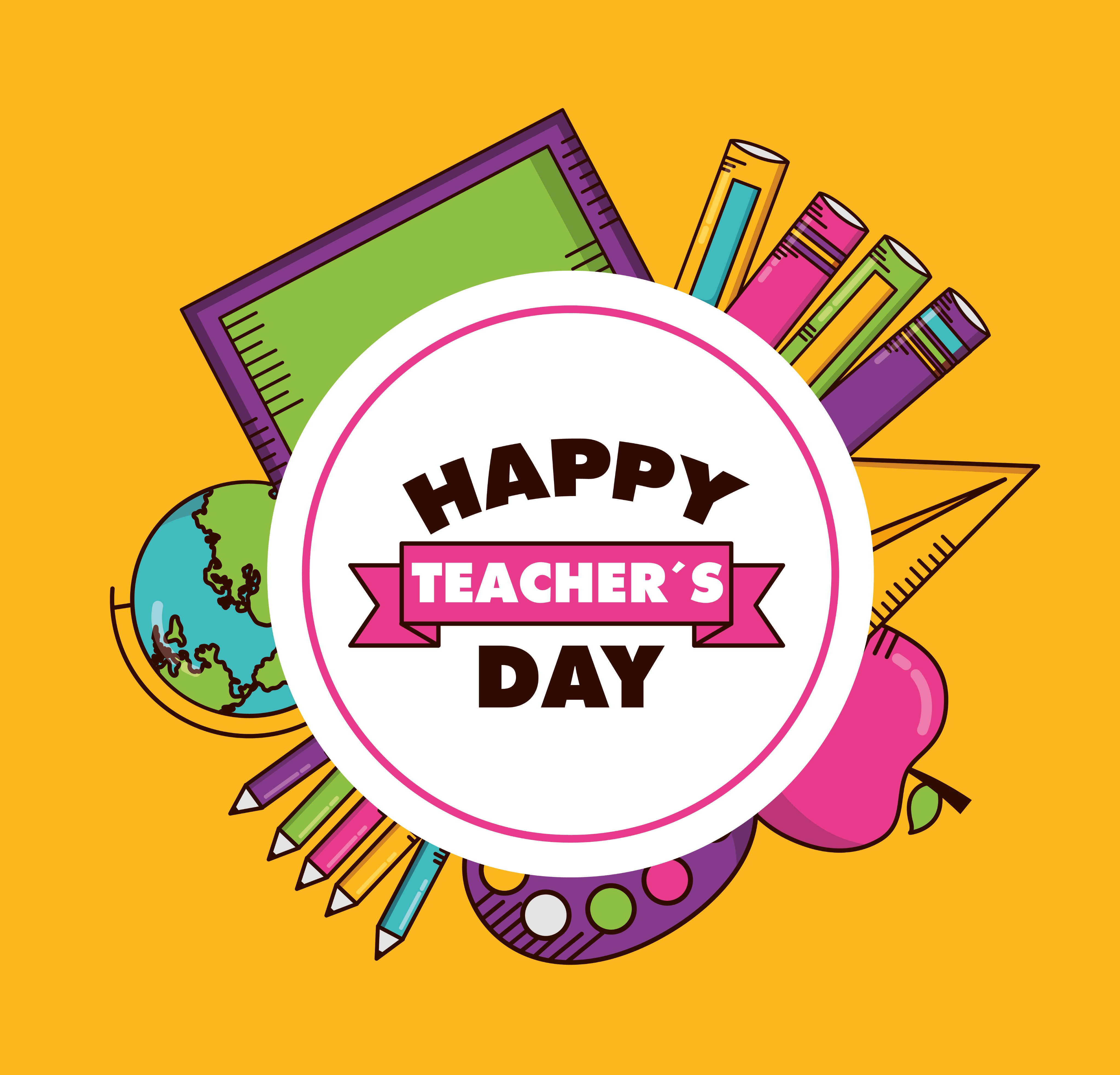 Badge for teachers Day