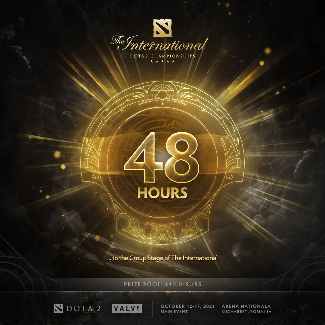 Well...2 days. Are you ready? 

#ElephantDota #TI10