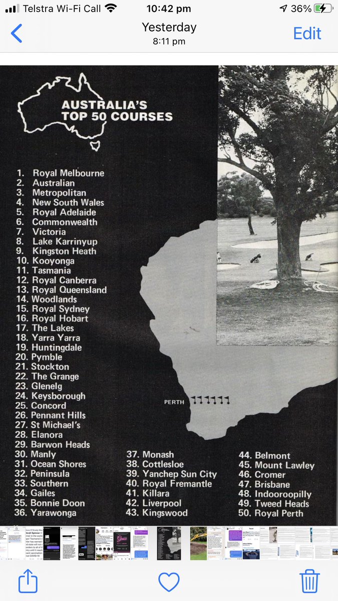 Mike Clayton (@mikeclaytongolf) on Twitter photo <a href="/joemmcdonne11/">joemcd_golf</a> <a href="/KingstonHeathGC/">Kingston Heath Golf Club</a> Not the best picture - but how the hole was in the late 1970s before it was restored by Graeme Grant Despite this being a poor list KH wasn’t always the clear cut #2 in Melbourne A big part of its rise was the work done in the 1980s The 15th is a great example of what happened. <a href="/joemmcdonne11/">joemcd_golf</a> <a href="/KingstonHeathGC/">Kingston Heath Golf Club</a> Not the best picture - but how the hole was in the late 1970s before it was restored by Graeme Grant Despite this being a poor list KH wasn’t always the clear cut #2 in Melbourne A big part of its rise was the work done in the 1980s The 15th is a great example of what happened.