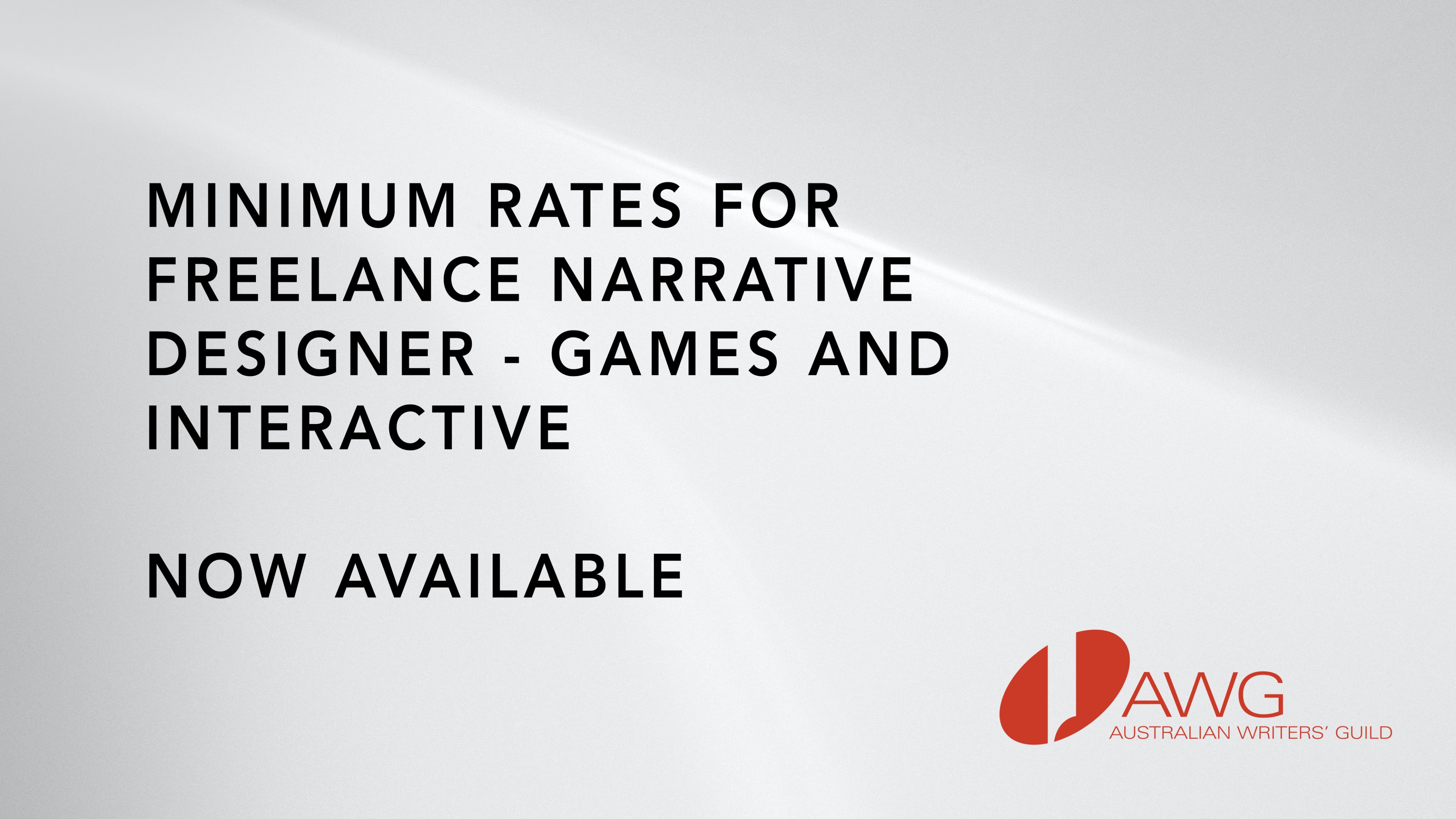 Melbourne Games Week on Twitter: all Narrative Designers! You now access information on minimum fees you can expect to be paid via the Australian Writers' Guild's (@AWG_1) new
