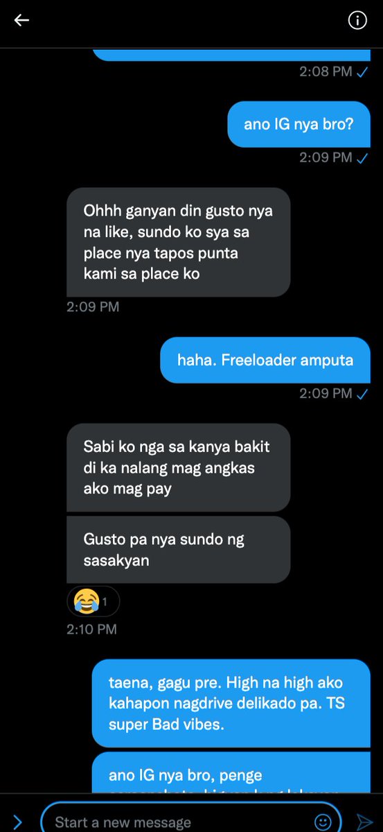 RensFly3's tweet photo. Isang proof ng free loader sa isa png guy. Double ingat kyo d2 mga ka-CF. Bad Vibes yan. https://t.co/6Ne4hZ6G2m