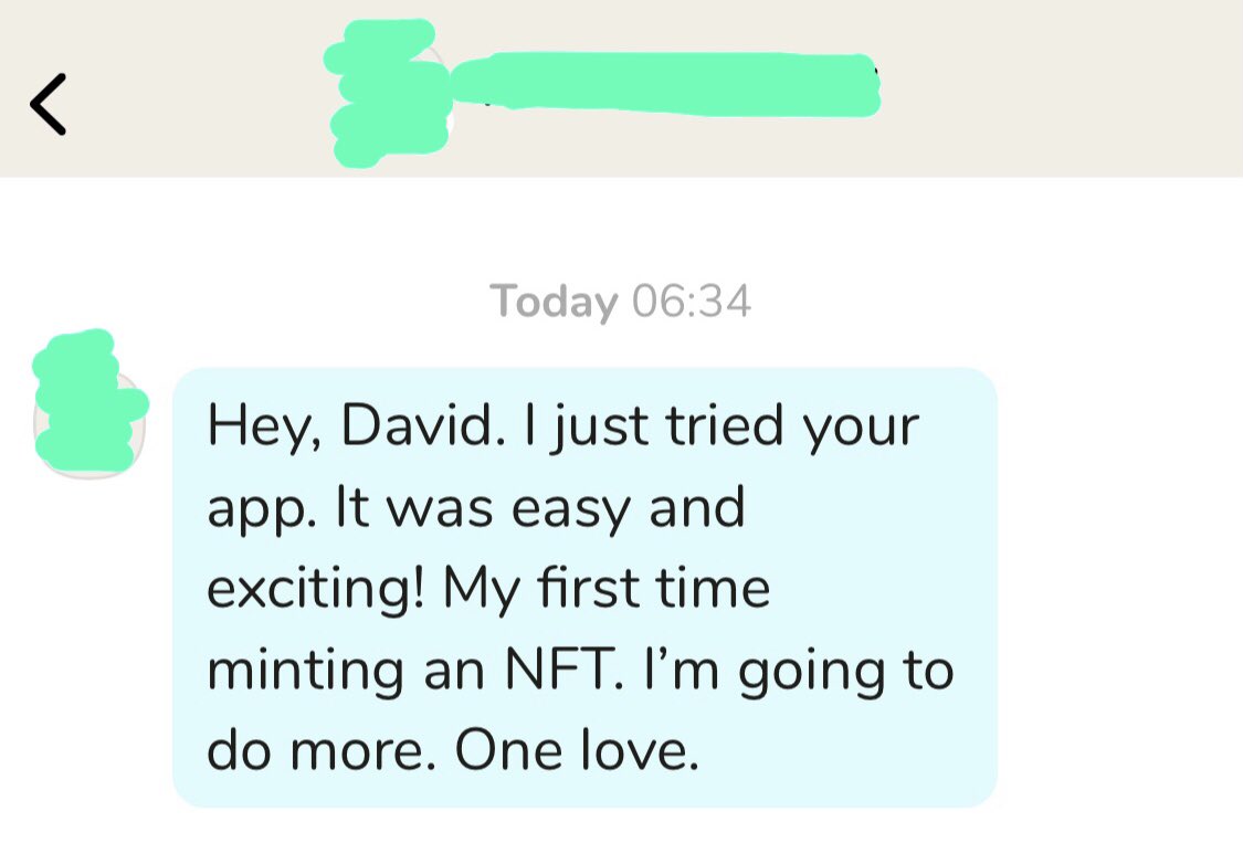 daavidhauser's tweet photo. This is why we’re building @beyondmarsart Empowering creatives to get into the #NFT space and benefit from this new technology. Thank you 🙏 #nftartist #nftmarketplace https://t.co/8Bc6FMQQd6