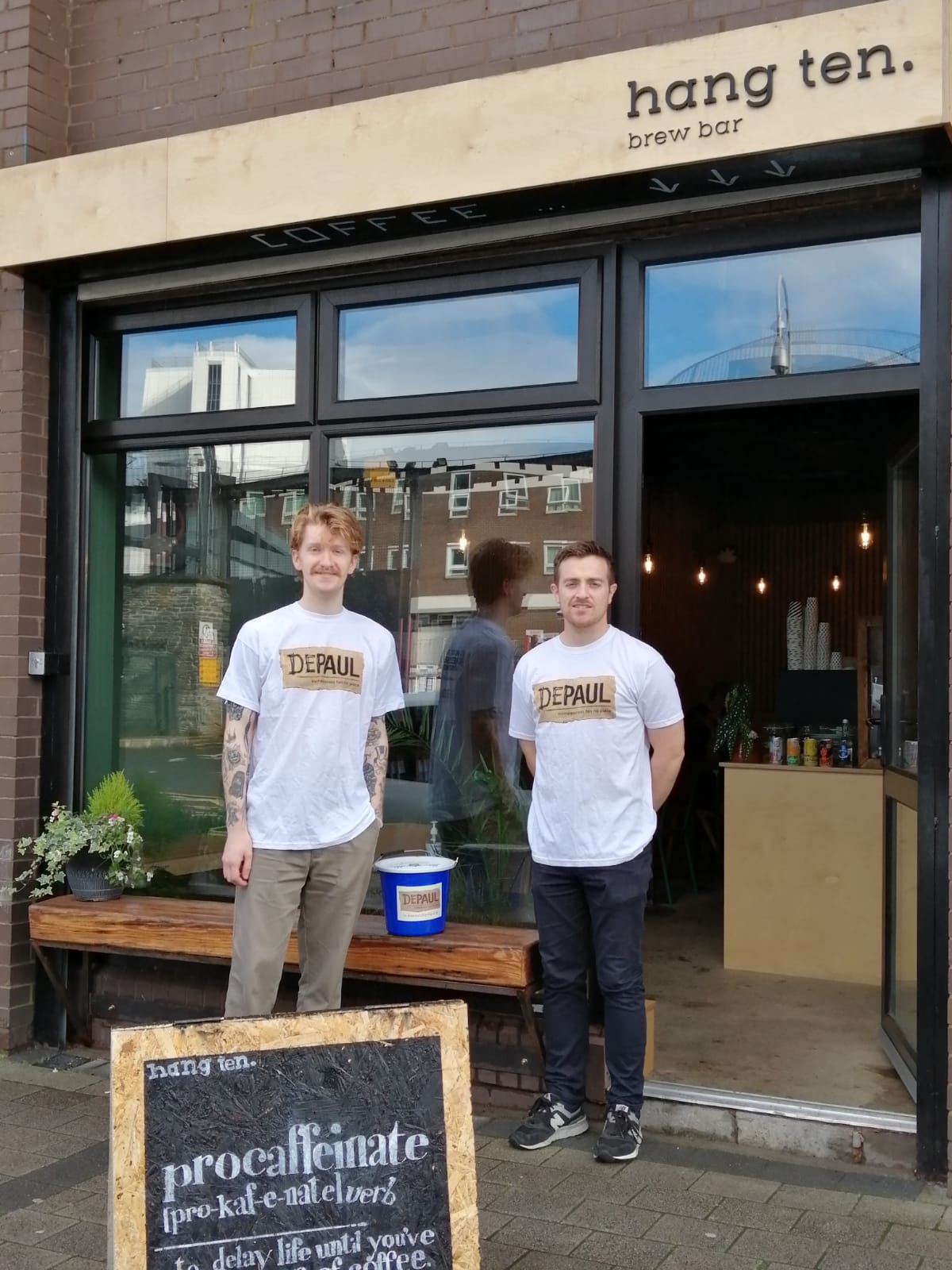 Depaul on X: Good luck to the team Hang Ten brew bar #hangten who