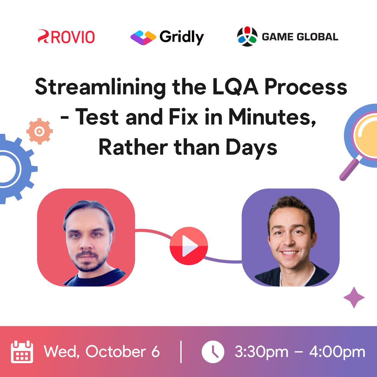 ⏰ Just 1 day left until our Gridly-Rovio LQA talk. Hundreds of devs and loc managers have signed up. How about you? Don’t forget to share it with your friends and colleagues! Sharing is caring! 💗