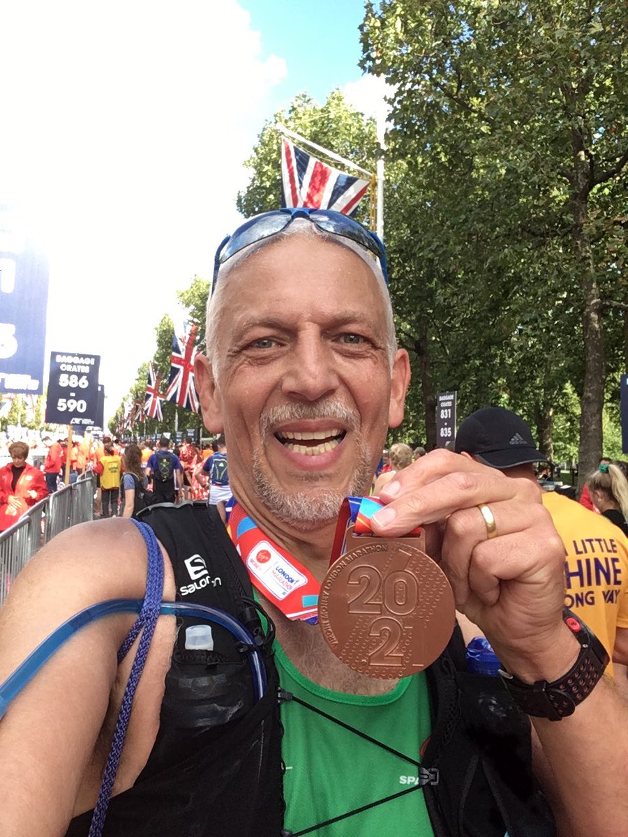 Very happy to have completed The London Marathon

Thanks to all who helped me raise funds for <a href="/FNightingaleF/">Florence Nightingale Foundation</a> - it is appreciated. There is still time to add to this total at;

lnkd.in/gHvZ-cZ

The legs held up well - in particular my new hip courtesy of <a href="/thelondonclinic/">The London Clinic</a>
