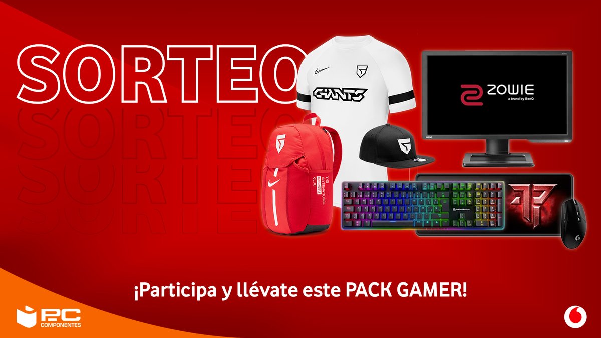 vodafone_es's tweet image. 🔥 ¡CONCURSAZO! 🔥
 
💻 Este 𝗣𝗮𝗰𝗸 𝗚𝗮𝗺𝗲𝗿 puede ser tuyo. ¿Lo quieres?
 
1⃣ RT y sigue a @vodafone_es y @pccomponentes
2⃣ Comenta con #PcComponentesVodafone con qué juego lo estrenarías.
 
Muchísima suerte 🍀
Final: 10/10/21 a las 23.59h
BBLL: go.vodafone.es/bbllpccom