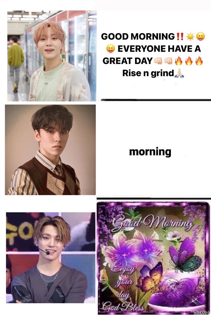 featdno's tweet photo. How svt maknae line says good morning https://t.co/stDd1uU9C4