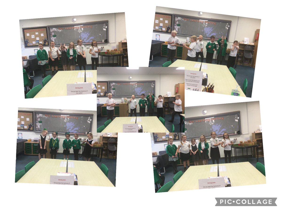 CaldiY2's tweet image. We worked in groups to role play the different roles in a castle. 
Can you spot a king? Or a cook? 
#discoveringwhatispossible
@AETAcademies @LeadLitTweet @vianclark
