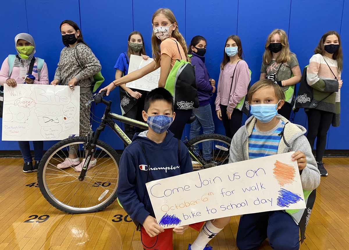 Please come join ⁦<a href="/RiverTrailsMS/">River Trails Middle School</a>⁩ tomorrow 10/6 for Walk/Bike to School Day!! We have a safety bike check, music, healthy snacks, &amp; ⁦⁦<a href="/MountProspectPD/">MountProspectPolice</a>⁩ on hand for an afternoon of fun outside!! ⁦<a href="/FUTP60/">Fuel Up to Play 60</a>⁩ ⁦@walkbikeschool⁩ ⁦⁦<a href="/RiverTrailsD26/">River Trails District 26</a>⁩