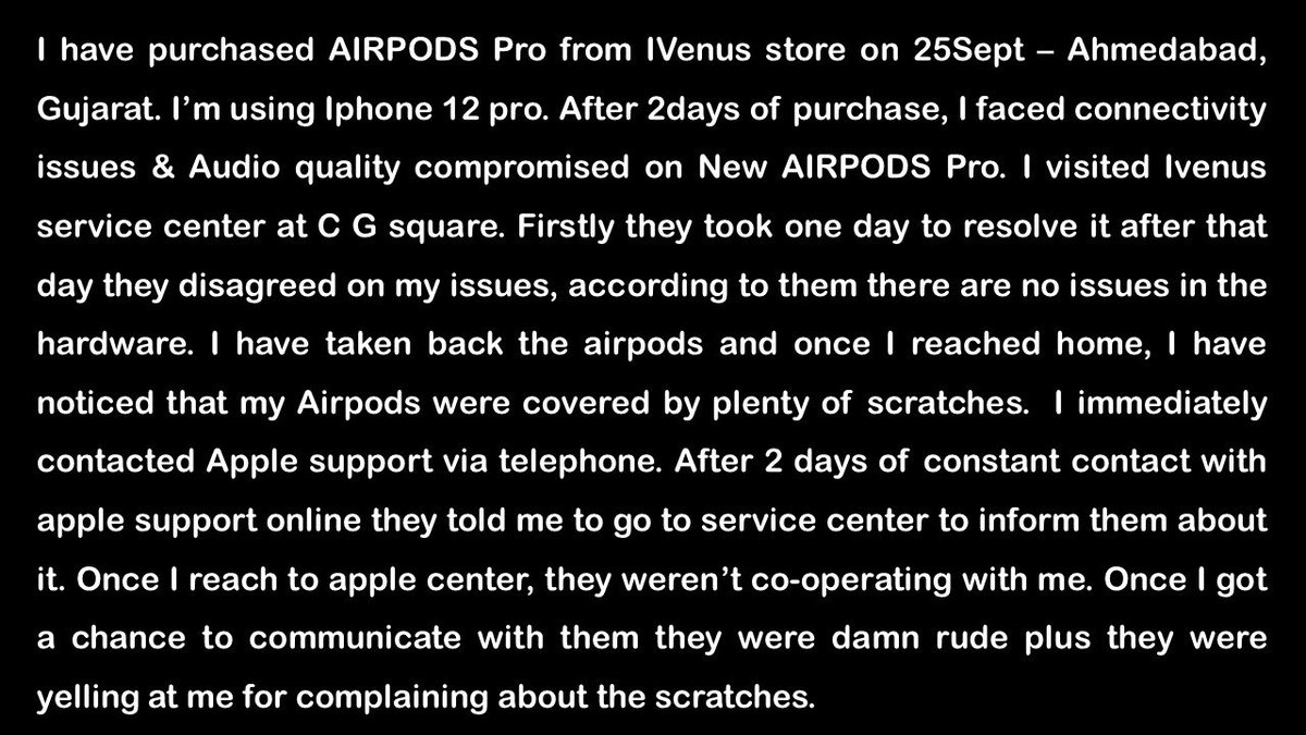 unique9hs's tweet photo. I’m very much disappointed after buying this Airpods Pro @Apple  @AppleSupport  @iVenusAPR              #Apple #worstexperience #Airpodspro #Ivenusstore https://t.co/liu3V7Tadl