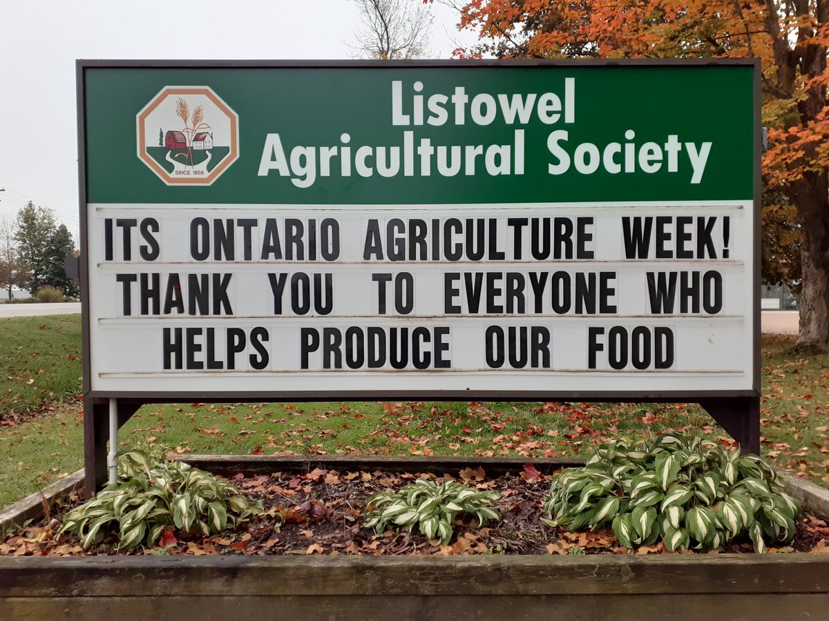 Its Ontario Agriculture Week! Celebrate the farmers in our area & across this province as well as everyone who works in the agriculture & food industry to help put food on our tables. Good things grow in Ontario! @FoodlandOnt #OntAgWeek @NorthPerth1 #loveONTfood #ontag #eatlocal