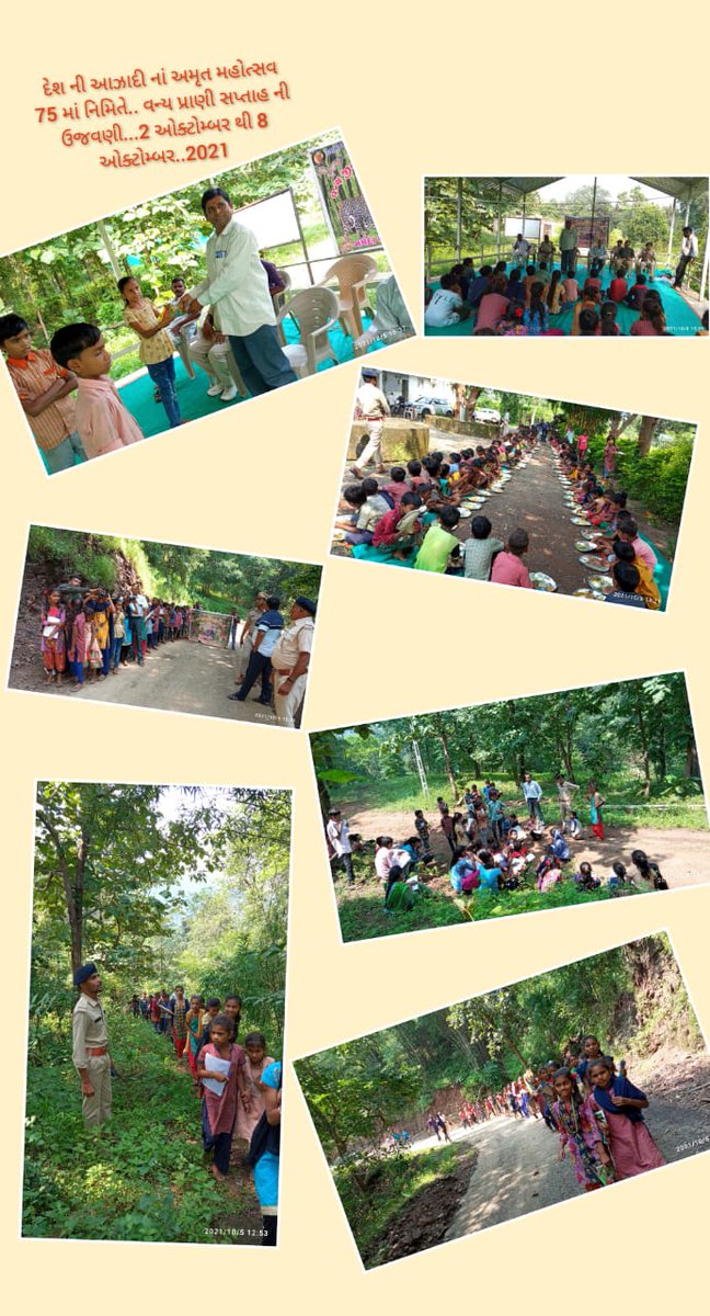 Wildlife week celebrations at Shoolpaneswar WLS <a href="/DCFNARMADA/">DCFNARMADA</a>  <a href="/PccfS/">APCCF D&M,Gujarat State</a> <a href="/PccfWildlife/">PCCF Wildlife</a> <a href="/HoffPccf/">PCCF & HoFF, Gujarat State</a> <a href="/HMofficeGujarat/">Ministry of Home Guj</a> @kiritsinghrana