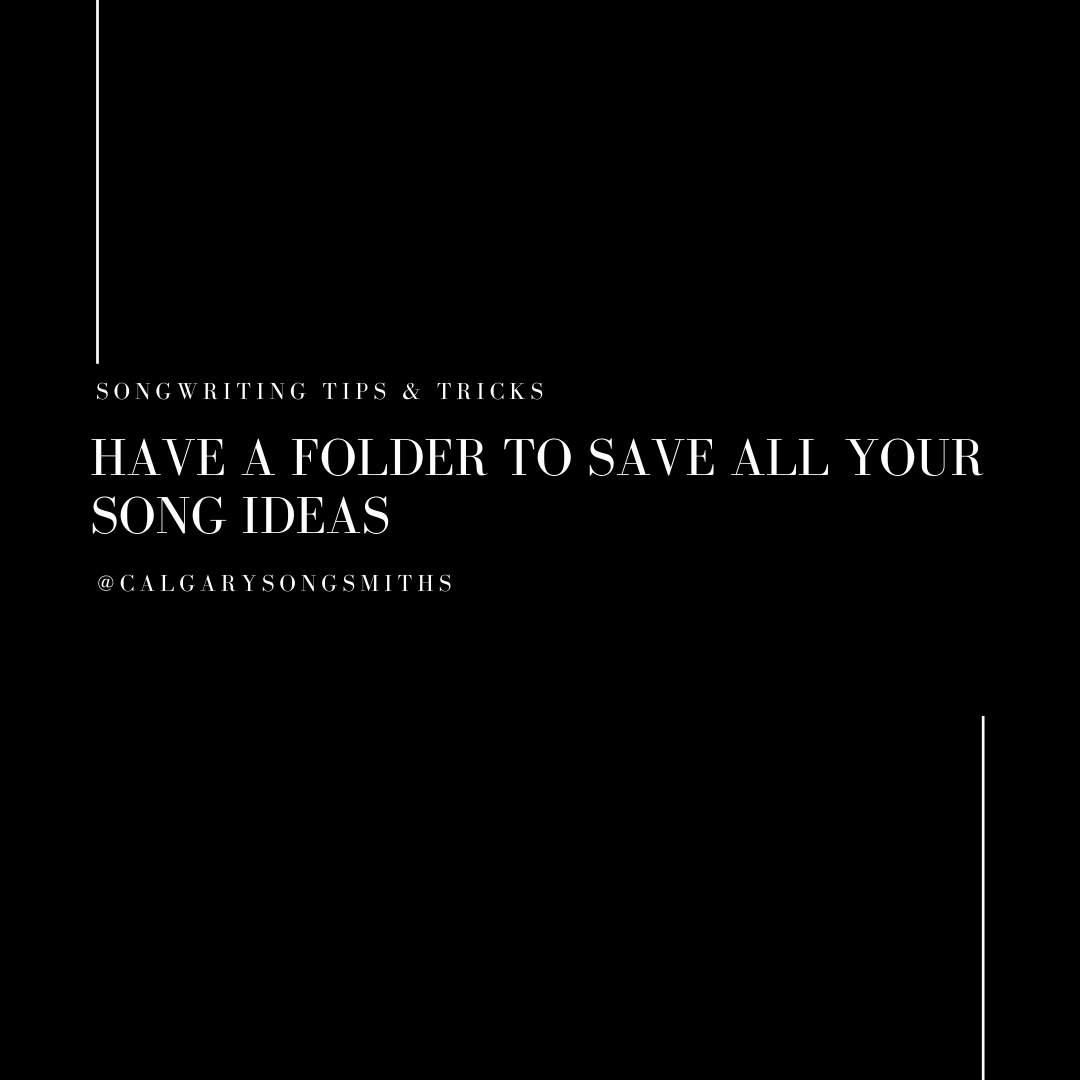 YYCSongsmiths's tweet photo. Having a folder to save all your song ideas is a great tool to use when your inspiration is feeling low!
#songwritersofig #musichacks #musictips #freewrite #freewrites #freewriter #songwriters #songwriterslife #singersongwriter https://t.co/FCJuQ8ZNc8