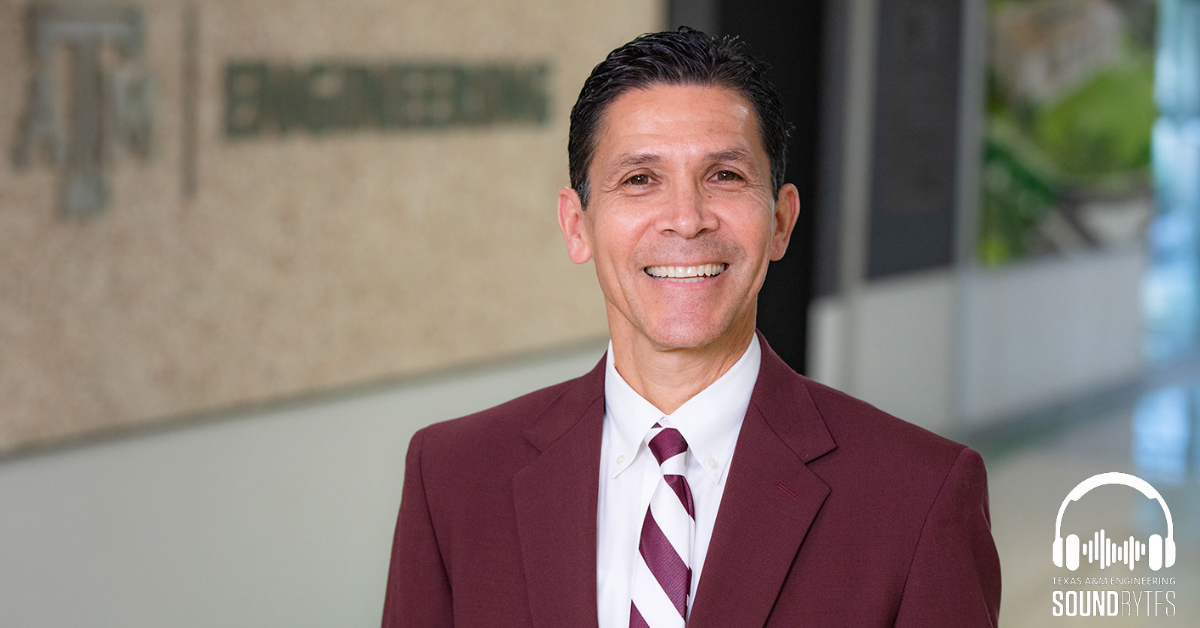 TAMUEngineering's tweet photo. #TAMUSoundBytes hosts recently spoke with Dr. John Hurtado, interim dean of engineering @TAMU, about his engineering journey, the challenges he’s overcome & the importance in promoting a STEM education across demographics.
Listen to more here: https://t.co/ZNauNpXmIT https://t.co/JzRhWKTQsV