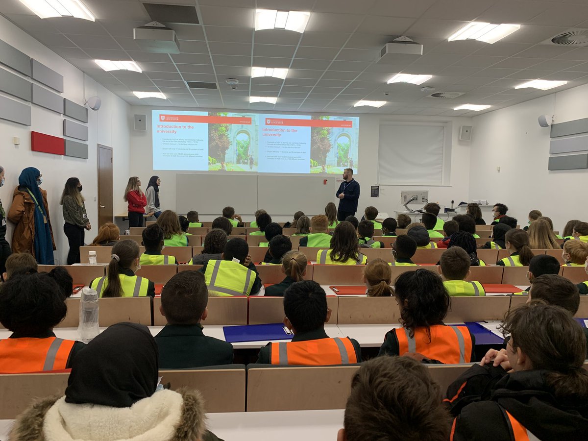 clh9109's tweet photo. Our very first school trip @BrookMeadAcad to @uniofleicester to celebrate the centenary anniversary. Feeling very nostalgic, having graduated from here myself. https://t.co/Q114S8sX12