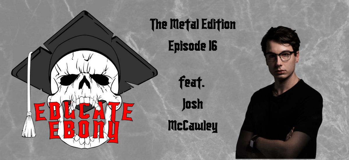 We have a photographer in the house this week! Episode 16 features <a href="/joshmccphoto/">josh mccawley</a>, the talented photographer who wanted to shoot live shows because of one band and album in particular. Maybe listen and find out? Just an idea.

Education starts here: podlink.to/EducateEbonyPo…