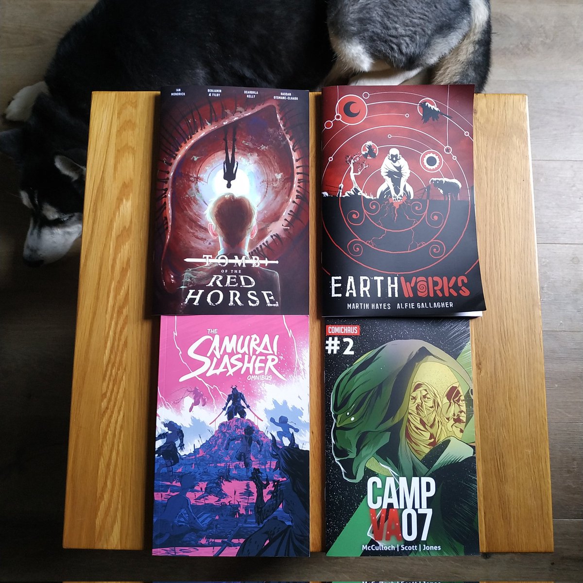 highbrowtrash's tweet photo. Didn't get a chance to post about them when they arrived but got some quality comics off Kickstarter in the post last week from the likes of @baefilby @Ian_Face @grandmasterwook @AlfieGallagher @mikegarley & a host of other creators #comics #indiecomics #ComicsofKickstarter https://t.co/aiP7fSY0tW