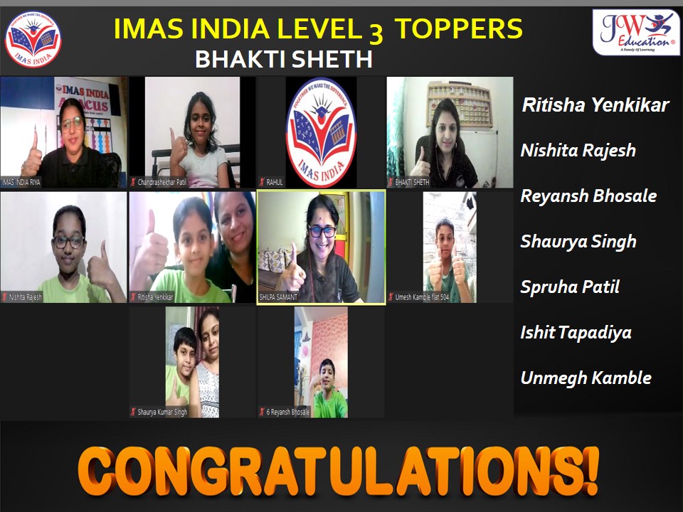 IMAS INDIA LEVEL 3 BHAKTI SHETH