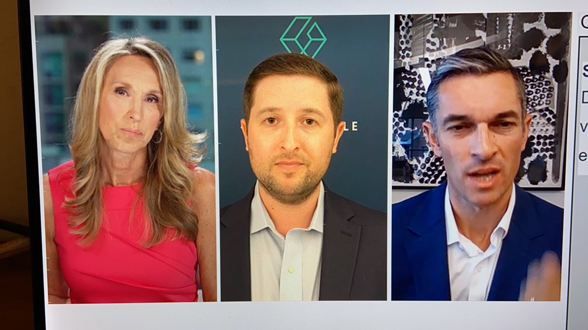 Grayscale's tweet photo. “We are encouraged by recent commentary from the SEC perhaps signaling that their previous concerns around the underlying #Bitcoin markets have been resolved… an ETF would be a watershed moment for the #DigitalCurrency asset class” - @Sonnenshein #BloombergInvest https://t.co/RDT68Idbh6