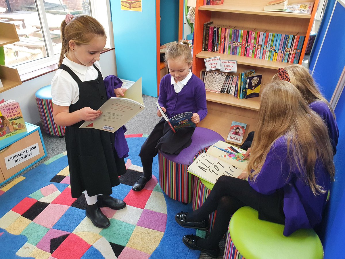 After being closed for 18 months, it's absolutely wonderful to see our school library open again at lunchtimes. We have a very committed team of Year 6 library helpers who are happy to support the younger children when choosing books. #ReadingForPleasure