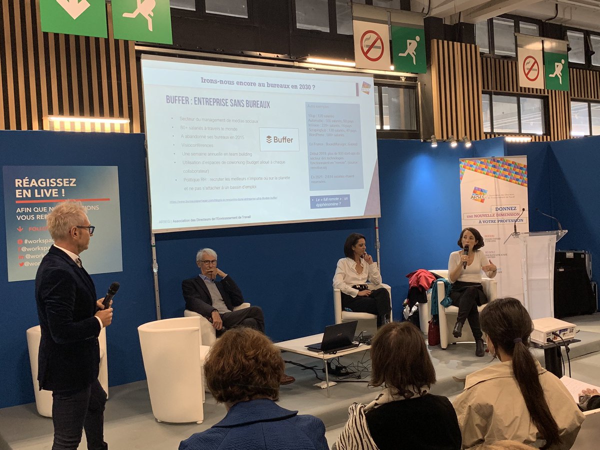 Conference Arseg 
Le #bureau au cœur des réflexions et des évolutions, un sujet qui mobilise comme en témoigne la belle fréquentation de cette conférence. C’est en ce moment sur <a href="/WorkspaceExpo/">Workspace Expo</a> @AchatsTravail 

🗣  <a href="/Actineo_fr/">Actineo</a> | <a href="/EmmanuelleLeon/">Emmanuelle Léon</a> | <a href="/latifa_hakkou/">Latifa HAKKOU</a>