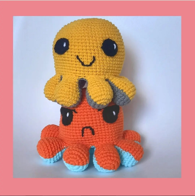 idocrecia's tweet photo. Pulpo reversible de las emociones. Vos elegis los colores!!
•
•
•
#amigurumis #amigurumi #amigurumisargentina #muñecosdeapego #muñecostejidos
#pulporeversible #personalizado #personalizados
#pulporebersibletejido #pulpotejido #idocrecia https://t.co/bbMK2Vthdj