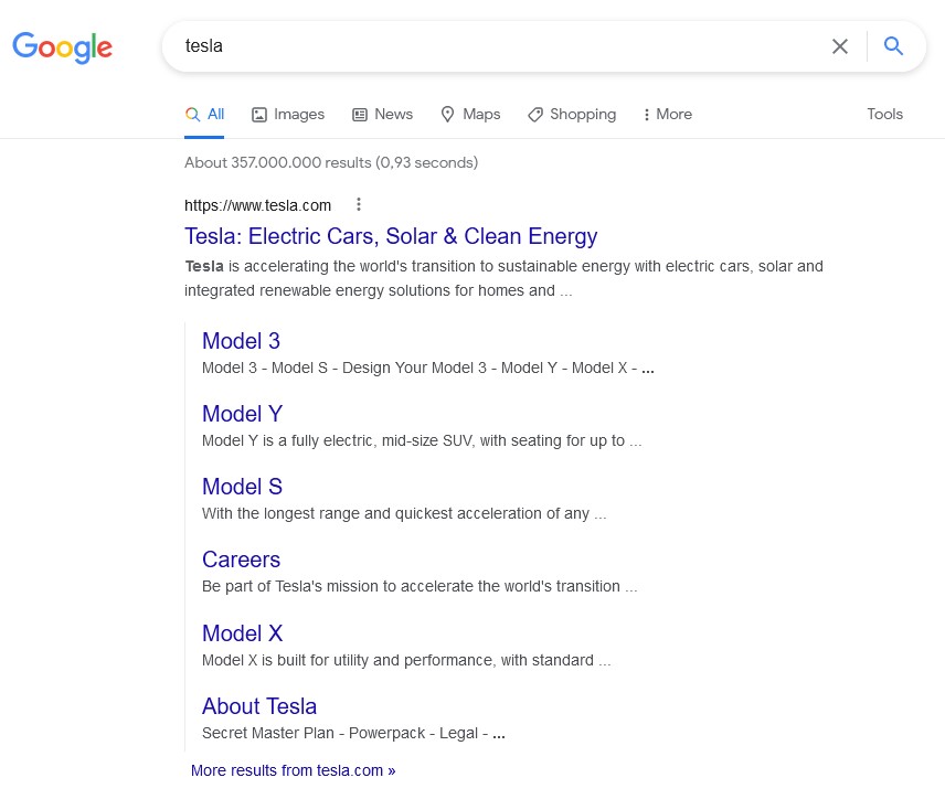 Google testing vertical Sitelinks with bar seroundtable.com/google-testing…