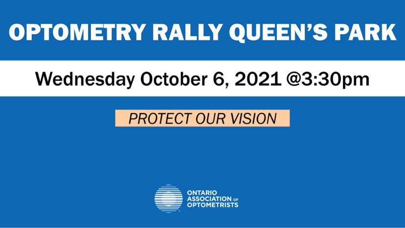 drsaari's tweet photo. We asked. They ignored. We petitioned. They refused. We called. They delayed. Now we WALK for a sustainable long-term solution to #SaveEyeCare. Join @ONOptometrists to protest the 35+ days of #inaction by @fordnation and @celliottability Help #ProtectOurVision @krushowy https://t.co/FVYnDGopxB